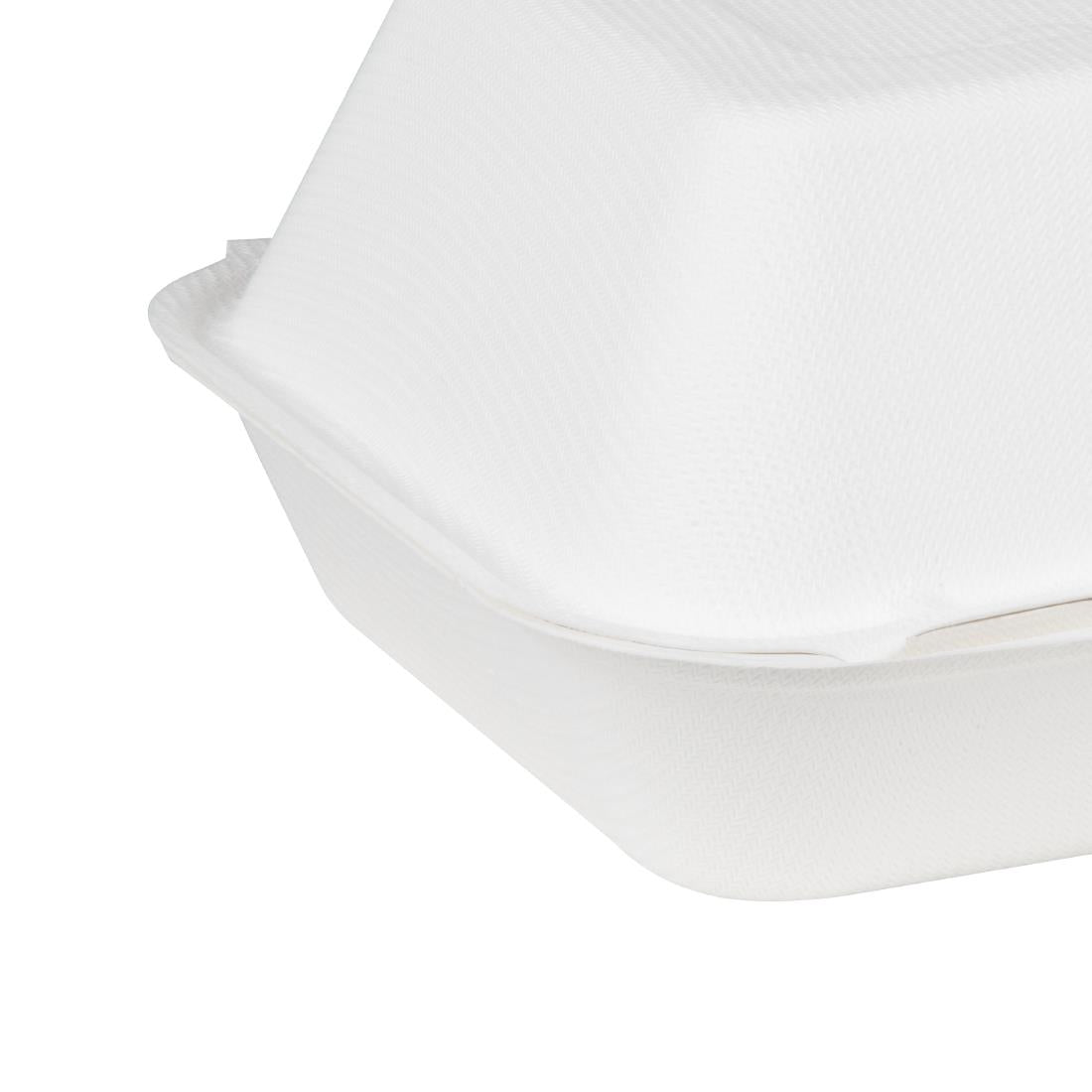 Fiesta Compostable Bagasse Food Containers 245x150mm (200 Pack) (245(H)x400(W)x335(D)mm) • PAS-HW020