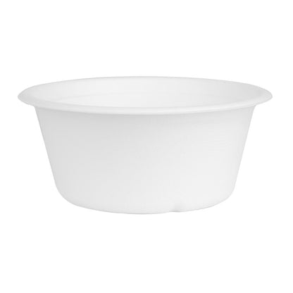 Fiesta Compostable Bagasse Bowl Base 400ml (50 Pack) (400ml | Pack quantity: 50) • PAS-HW021