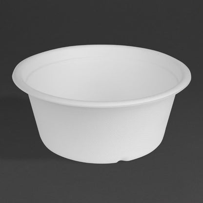Fiesta Compostable Bagasse Bowl Base 400ml (50 Pack) (400ml | Pack quantity: 50) • PAS-HW021