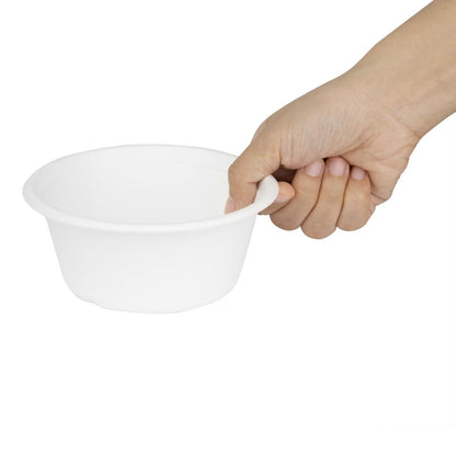 Fiesta Compostable Bagasse Bowl Base 400ml (50 Pack) (400ml | Pack quantity: 50) • PAS-HW021
