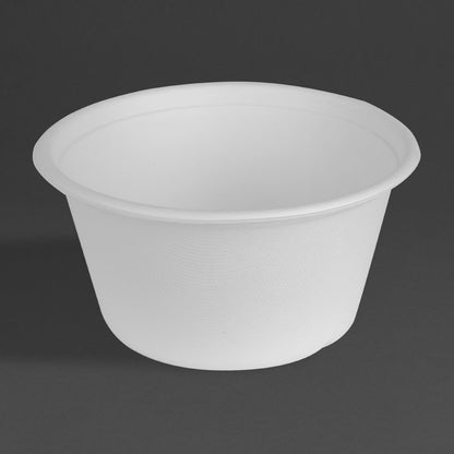 Fiesta Compostable Bagasse Bowl Base 900ml (50 Pack) (900ml | Pack quantity: 50) • PAS-HW024
