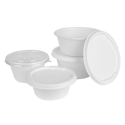 Fiesta Compostable Bagasse Bowl Base 900ml (50 Pack) (900ml | Pack quantity: 50) • PAS-HW024