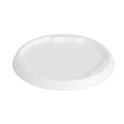 Fiesta Compostable Bagasse Lids for 400/500ml Bowl Bases (50 Pack) (142(Ø)mm. Pack quantity: 50) • PAS-HW025