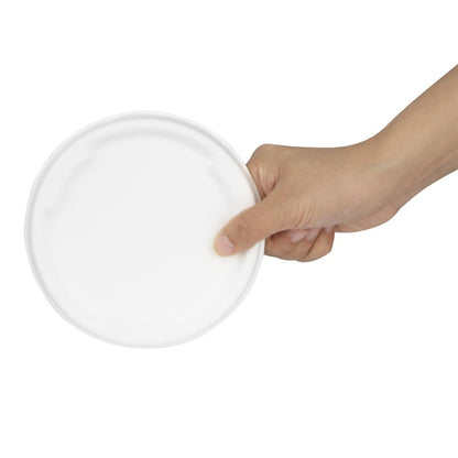 Fiesta Compostable Bagasse Lids for 400/500ml Bowl Bases (50 Pack) (142(Ø)mm. Pack quantity: 50) • PAS-HW025