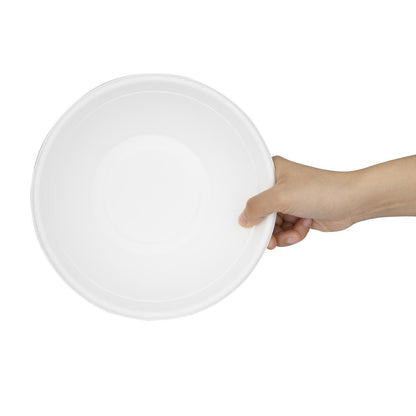 Fiesta Compostable Bagasse Poke Bowl Bases 710ml (50 Pack) (Capacity: 710ml | 120(H)x208(Ø)mm | Pack quantity: 50) • PAS-HW028