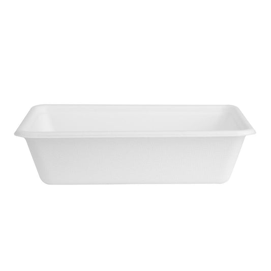 "Fiesta Compostable Bagasse Food Container Bases 650ml (100 Pack)" (650ml | Pack quantity: 100) • PAS-HW034
