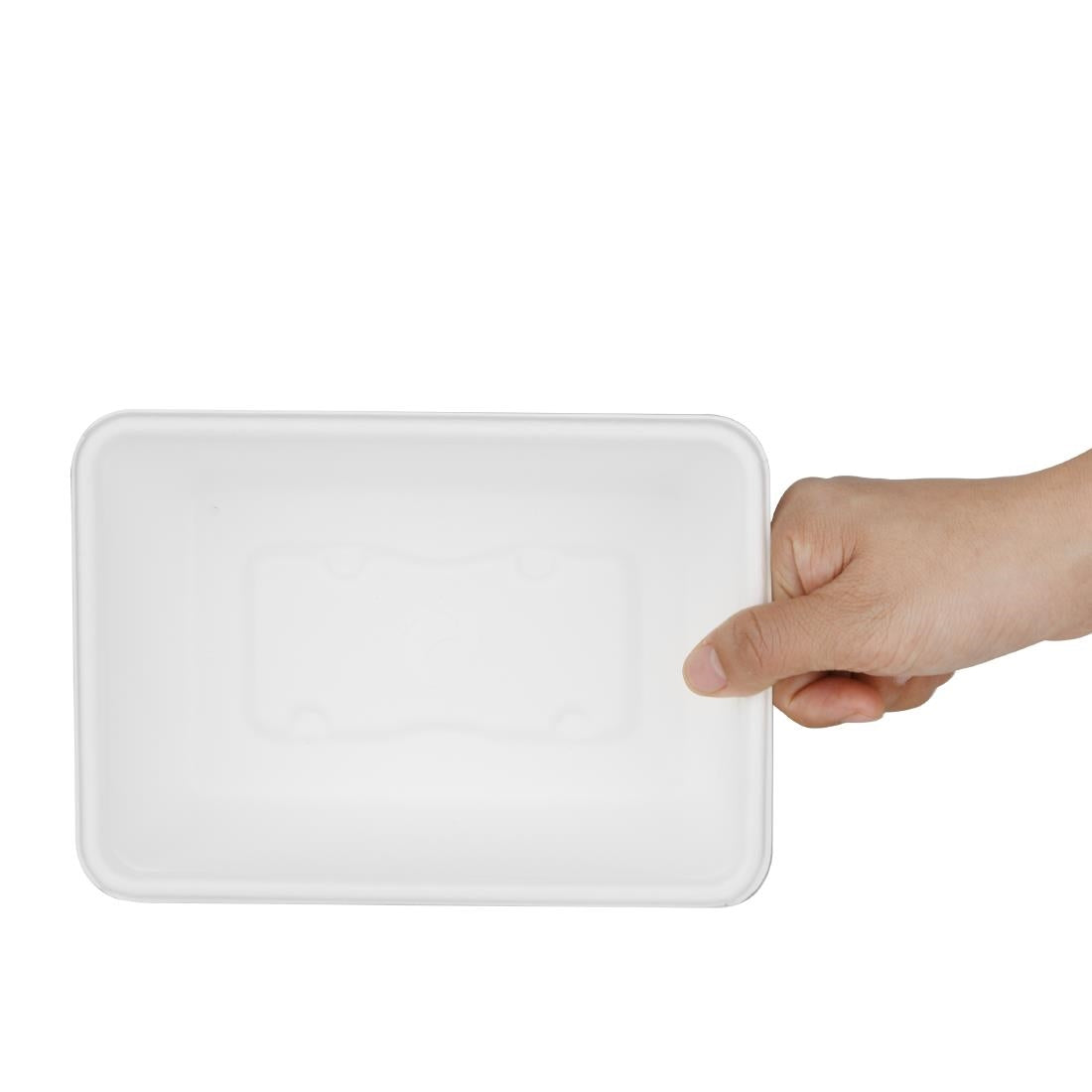 Fiesta Compostable Bagasse Food Container Bases 800ml (100 Pack) (800ml | Pack quantity: 100) • PAS-HW035