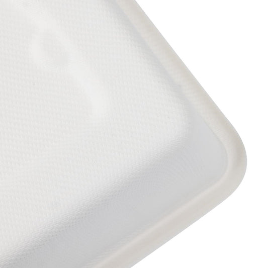 "Fiesta Compostable Bagasse Food Container Bases 800ml (100 Pack)" (800ml | Pack quantity: 100) • PAS-HW035