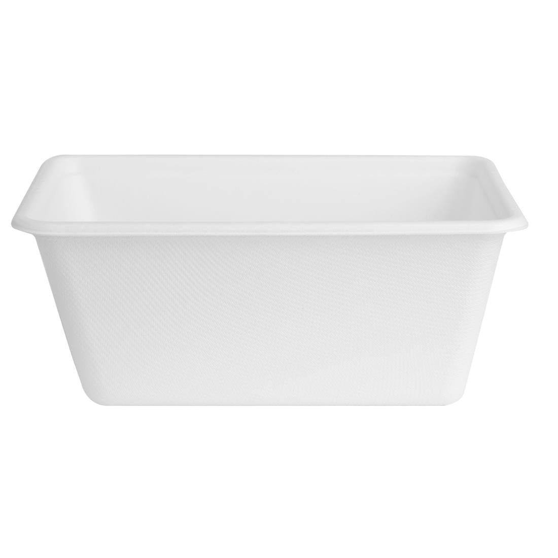 Fiesta Compostable Bagasse Food Container Bases 1000ml (100 Pack) (1000ml | Pack Quantity: 100) • PAS-HW036