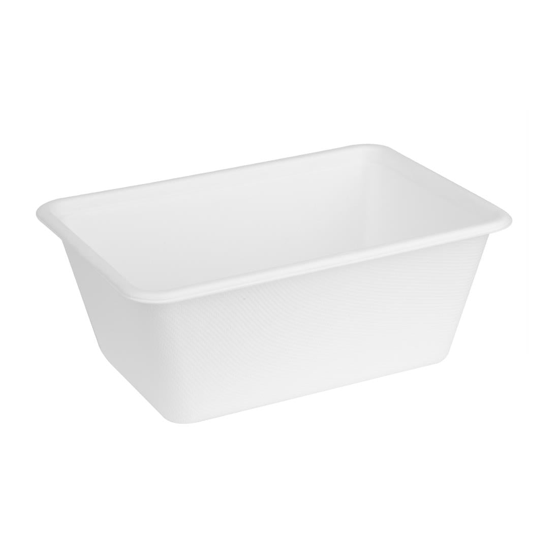 Fiesta Compostable Bagasse Food Container Bases 1000ml (100 Pack) (1000ml | Pack Quantity: 100) • PAS-HW036