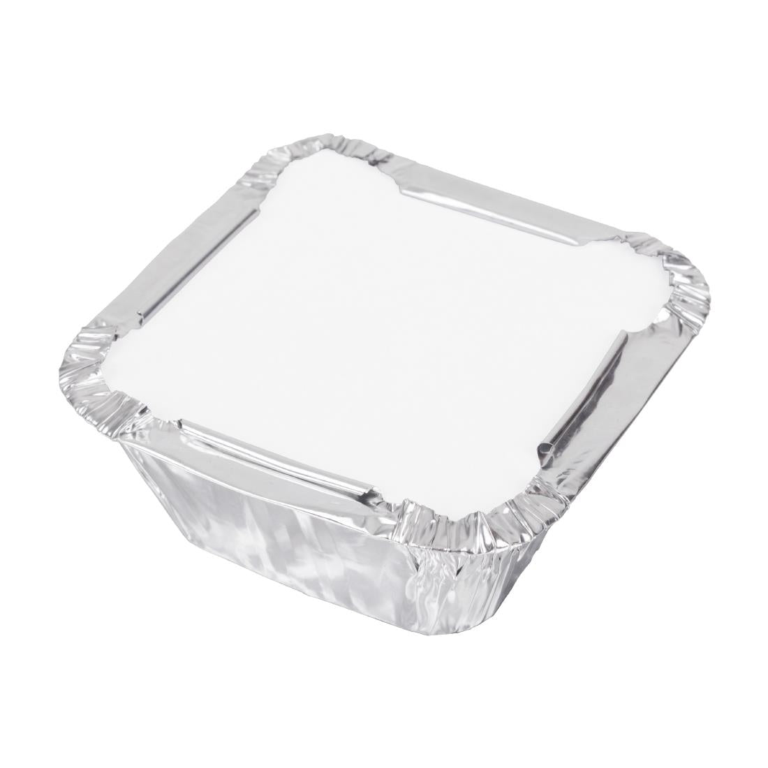 Fiesta Recyclable Lid for 100ml Foil Containers (200 Pack) (2(H)x75(W)x75(D)mm | Pack Quantity: 200) • PAS-HW085