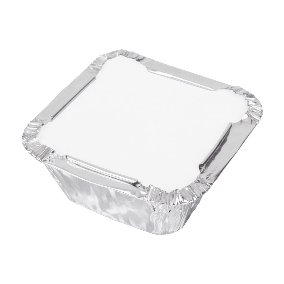 Fiesta Recyclable Foil Container 100ml (200 Pack) (36(H)x80(W)x80(D)mm | Capacity: 100ml | Pack quantity: 200) • PAS-HW081