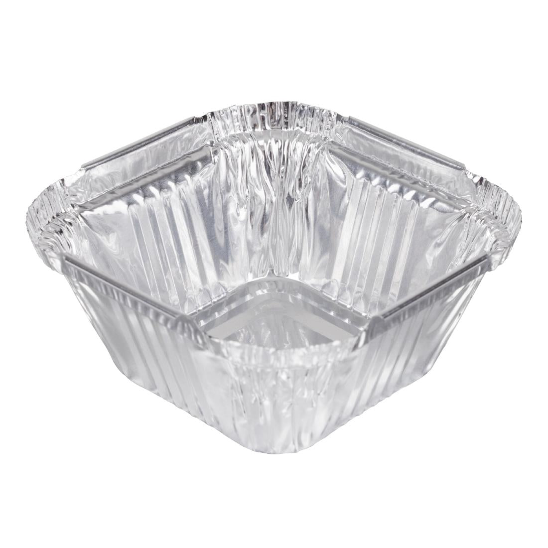 Fiesta Recyclable Foil Container 100ml (200 Pack) (36(H)x80(W)x80(D)mm | Capacity: 100ml | Pack quantity: 200) • PAS-HW081