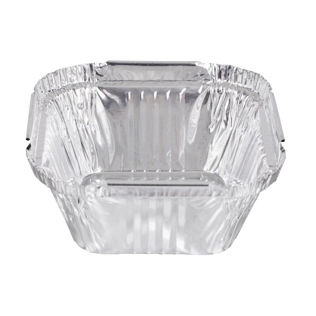 Fiesta Recyclable Foil Container 100ml (200 Pack) (36(H)x80(W)x80(D)mm | Capacity: 100ml | Pack quantity: 200) • PAS-HW081