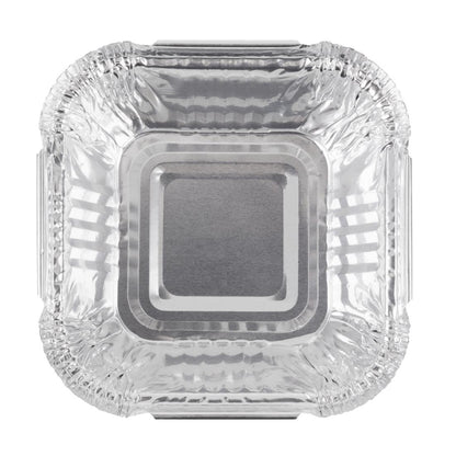 Fiesta Recyclable Foil Container 100ml (200 Pack) (36(H)x80(W)x80(D)mm | Capacity: 100ml | Pack quantity: 200) • PAS-HW081