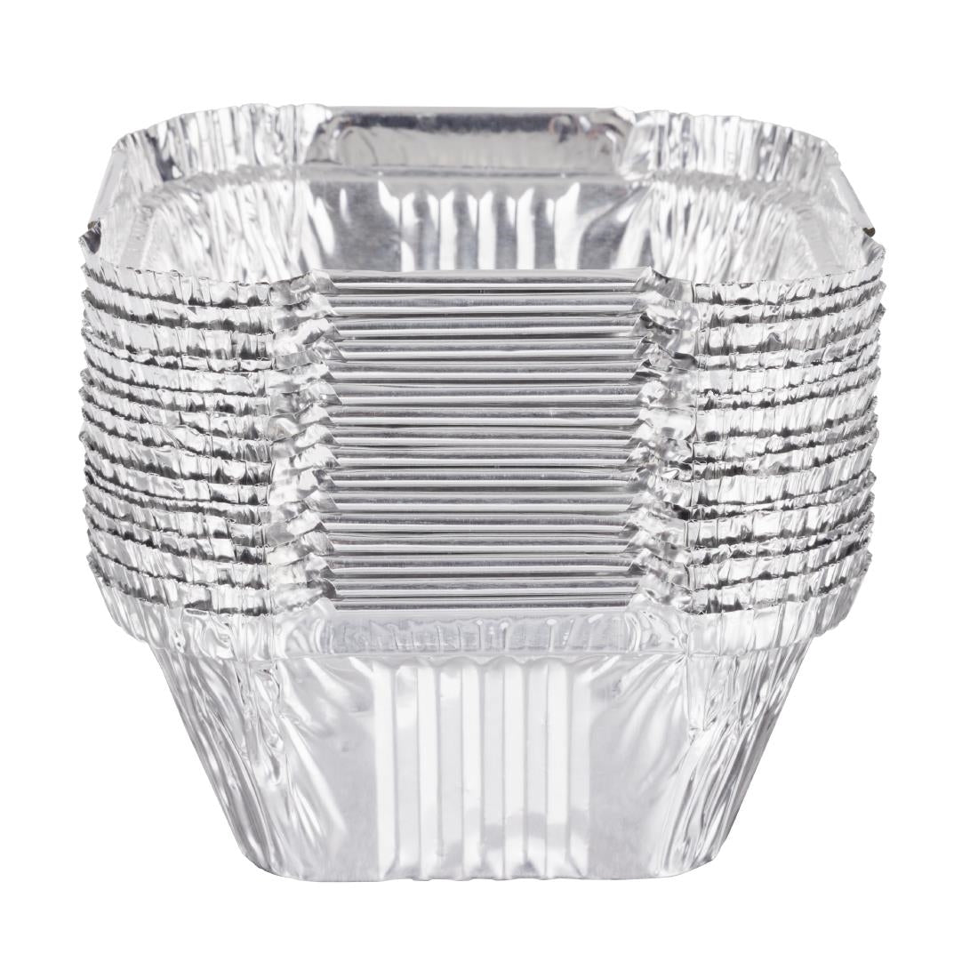 Fiesta Recyclable Foil Container 100ml (200 Pack) (36(H)x80(W)x80(D)mm | Capacity: 100ml | Pack quantity: 200) • PAS-HW081