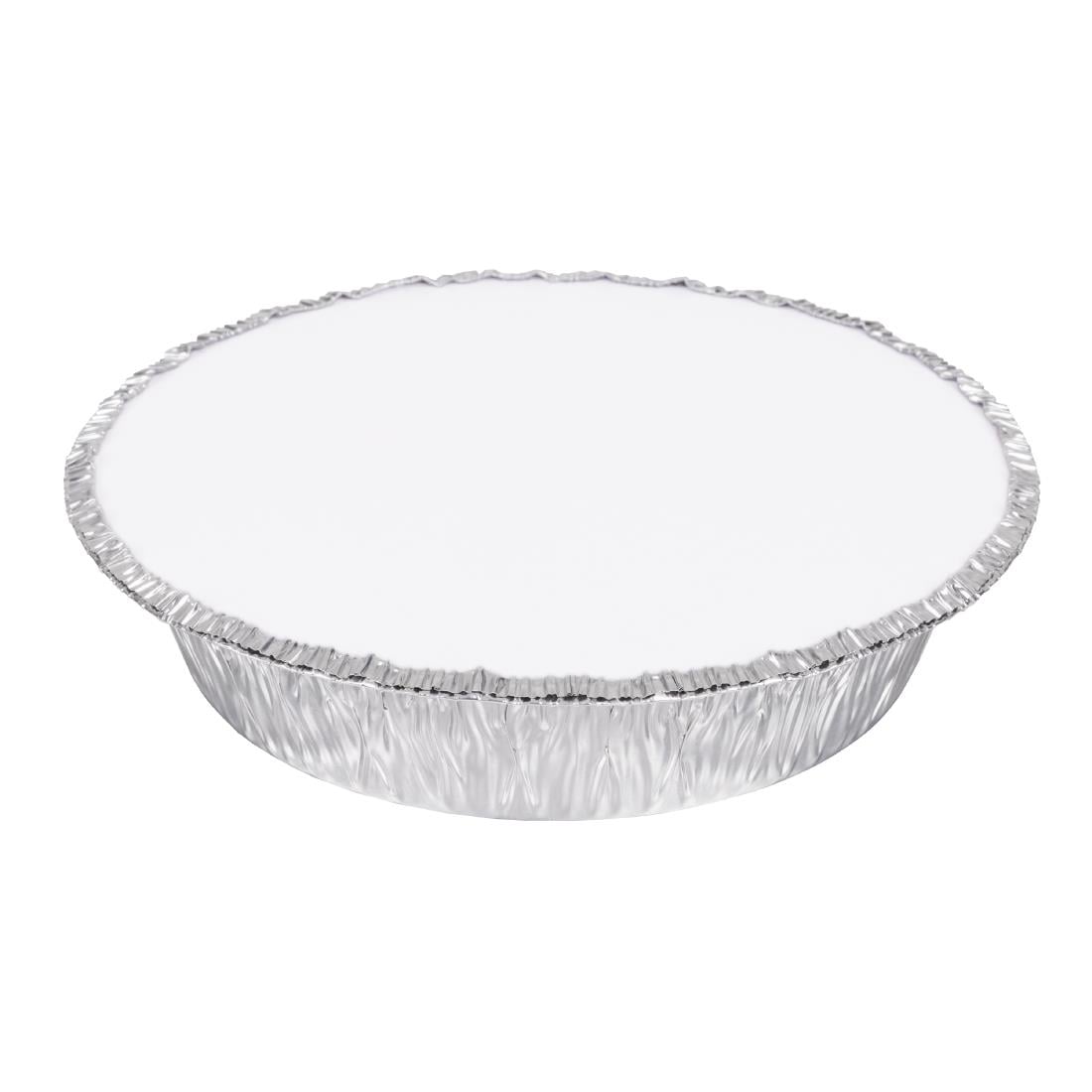 Fiesta Recyclable Foil Round Containers 187mm (200 Pack) (43(H)x187(Ø)mm | Pack quantity: 200) • PAS-HW082