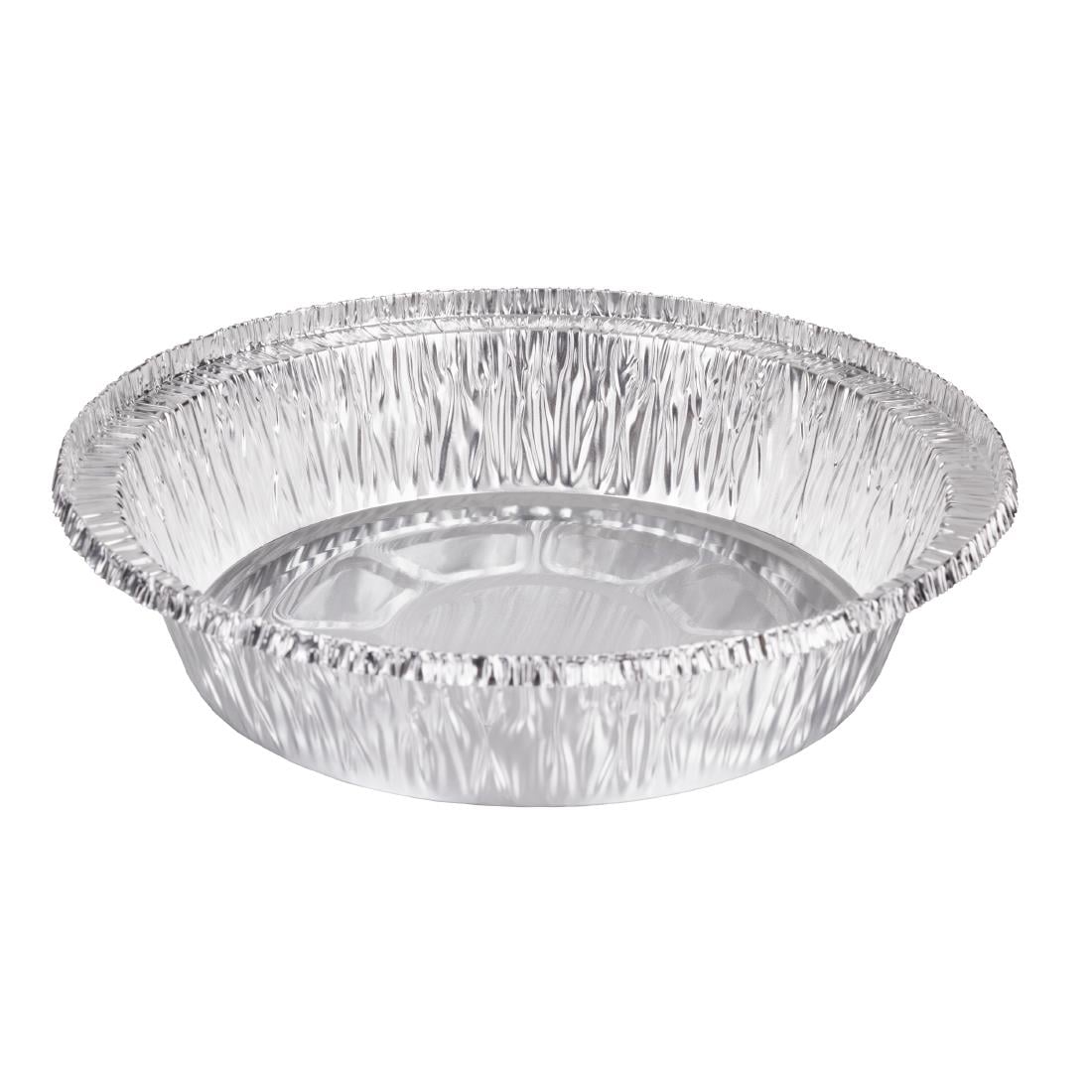 Fiesta Recyclable Foil Round Containers 187mm (200 Pack) (43(H)x187(Ø)mm | Pack quantity: 200) • PAS-HW082