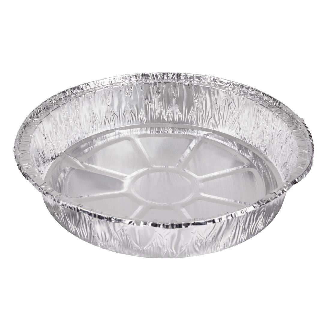 Fiesta Recyclable Foil Round Containers 233mm (200 Pack) (47(H)x233(Ø)mm | Pack quantity: 200) • PAS-HW083