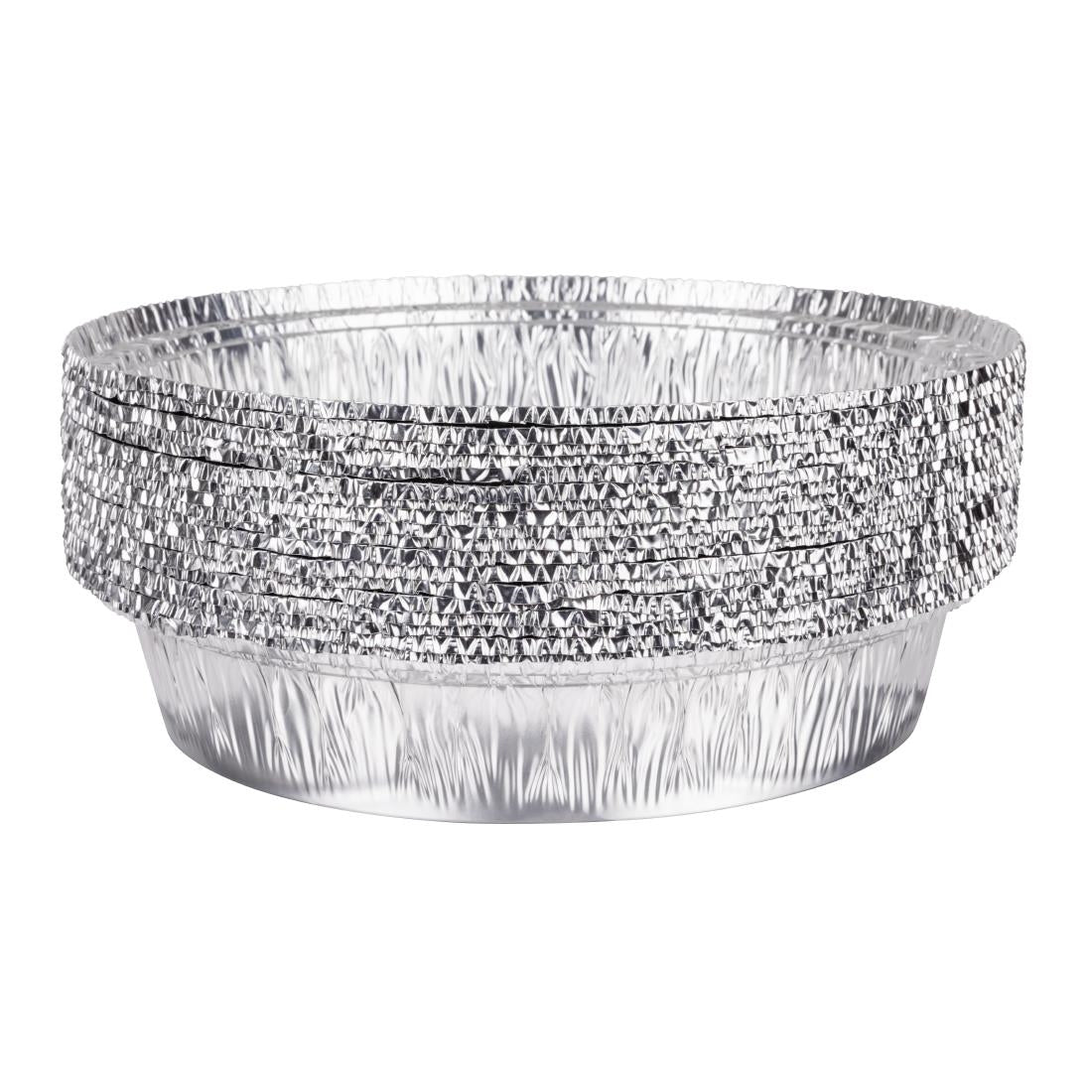 Fiesta Recyclable Foil Round Container 222mm (200 Pack) (45(H)x222(Ø)mm | Pack quantity: 200) • PAS-HW091