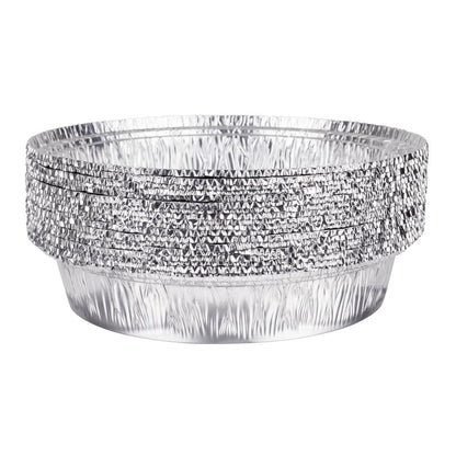 Fiesta Recyclable Foil Round Container 222mm (200 Pack) (45(H)x222(Ø)mm | Pack quantity: 200) • PAS-HW091