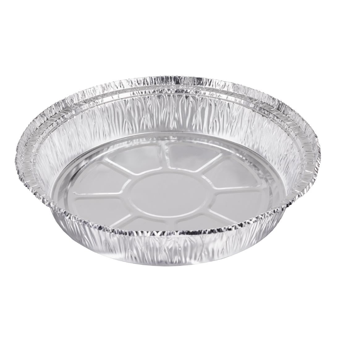 Fiesta Recyclable Foil Round Container 222mm (200 Pack) (45(H)x222(Ø)mm | Pack quantity: 200) • PAS-HW091