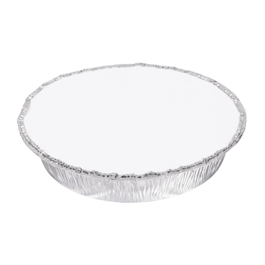 Fiesta Recyclable Foil Round Container 222mm (200 Pack) (45(H)x222(Ø)mm | Pack quantity: 200) • PAS-HW091