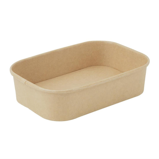 Fiesta Recyclable Rectangular Food Containers 500ml (300 Pack) (41(H)x172(W)x122(D)mm | Pack Quantity: 300) • PAS-HW620