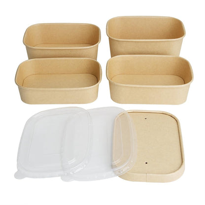 Fiesta Recyclable Rectangular Food Containers 500ml (300 Pack) (41(H)x172(W)x122(D)mm | Pack Quantity: 300) • PAS-HW620