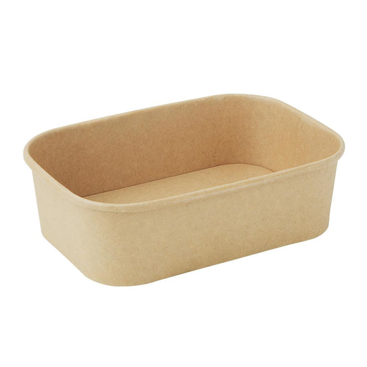 Fiesta Recyclable Rectangular Food Containers 650ml (300 Pack) (52(H)x172(W)x122(D)mm | Pack Quantity: 300) • PAS-HW621