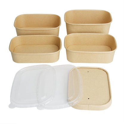 Fiesta Recyclable Rectangular Food Containers 650ml (300 Pack) (52(H)x172(W)x122(D)mm | Pack Quantity: 300) • PAS-HW621