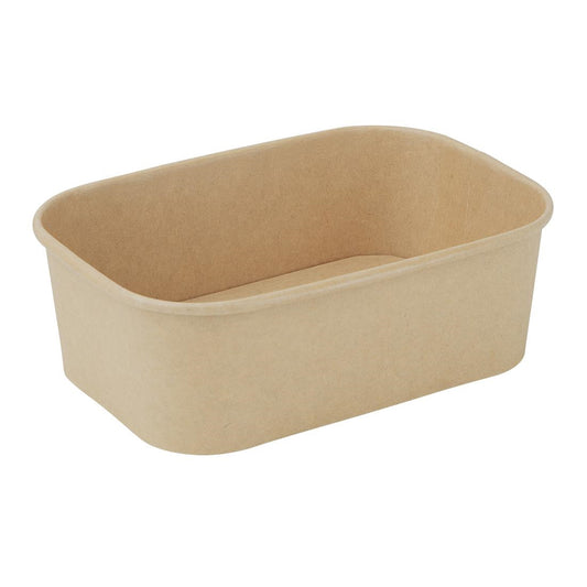 Fiesta Recyclable Rectangular Food Containers 750ml (300 Pack) (57(H)x172(W)x122(D)mm | Pack Quantity: 300) • PAS-HW622