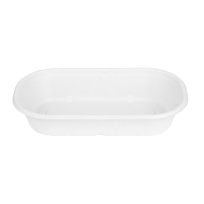 Fiesta Compostable Bagasse Oval Containers 850ml (100 Pack) (Pack of 100) • PAS-HW627
