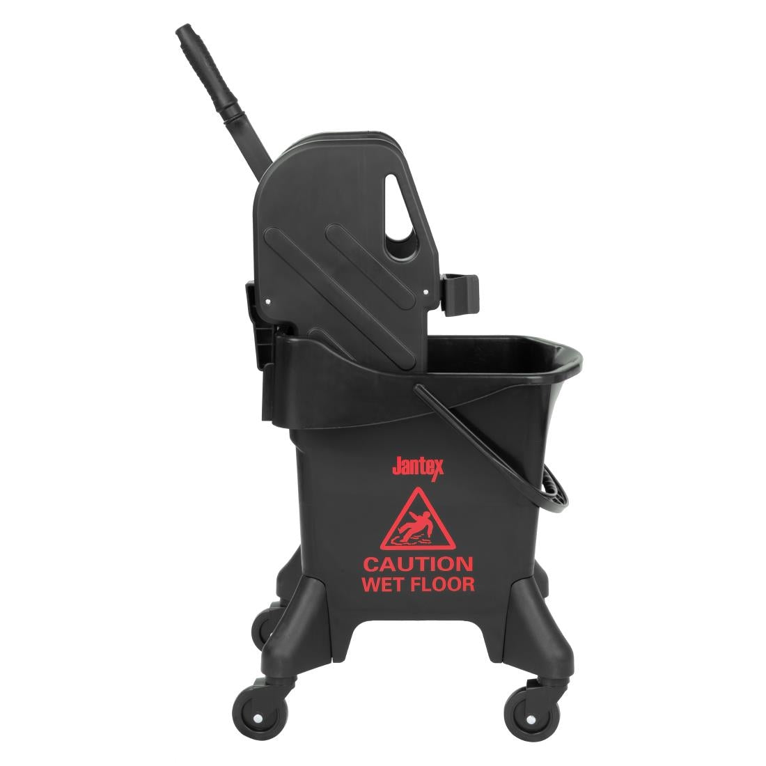 Jantex Tall Mop Bucket and Wringer Red Print 20Ltr (Capacity: 20Ltr | 930(H)x370(W)x550(D)mm) • PAS-HW636