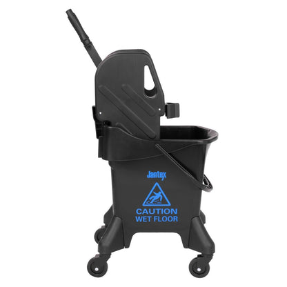 Jantex Tall Mop Bucket and Wringer Blue Print 20Ltr (Capacity: 20Ltr | 930(H)x370(W)x550(D)mm) • PAS-HW639