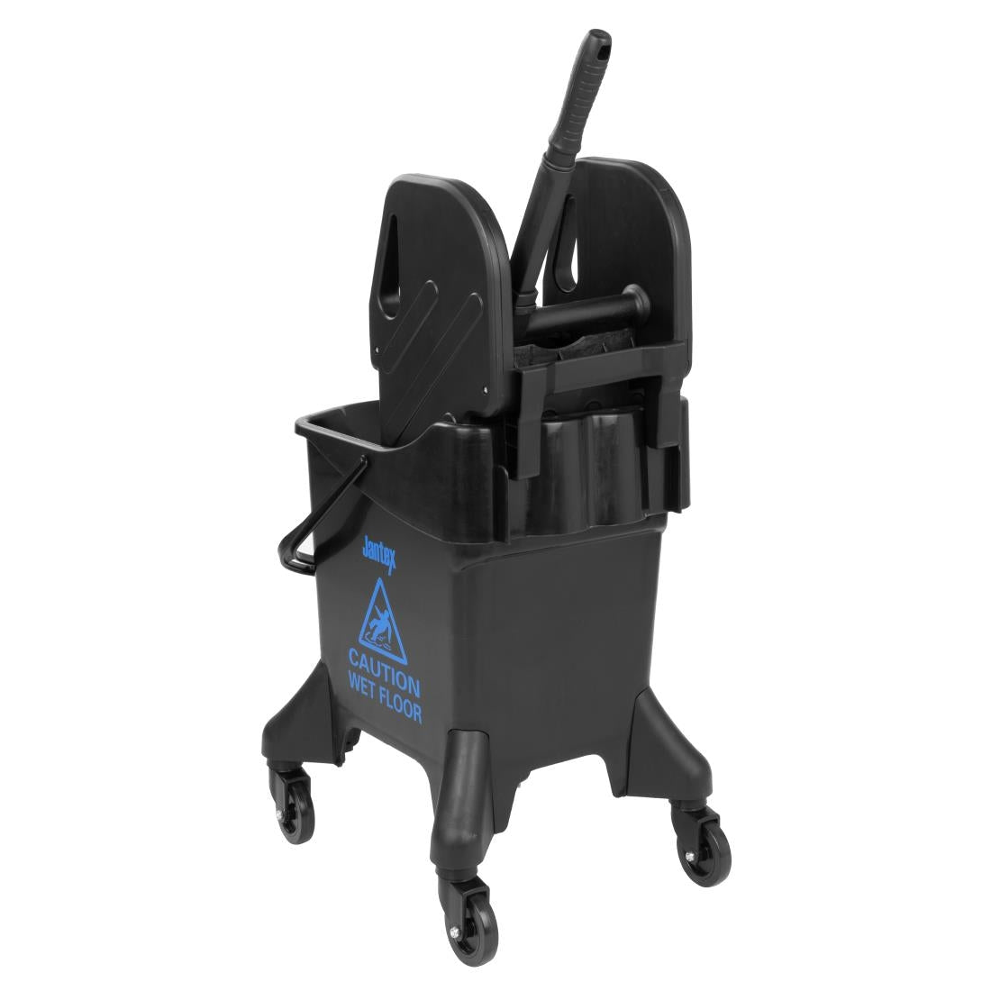 Jantex Tall Mop Bucket and Wringer Blue Print 20Ltr (Capacity: 20Ltr | 930(H)x370(W)x550(D)mm) • PAS-HW639
