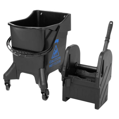 Jantex Tall Mop Bucket and Wringer Blue Print 20Ltr (Capacity: 20Ltr | 930(H)x370(W)x550(D)mm) • PAS-HW639