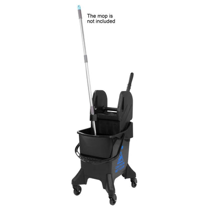 Jantex Tall Mop Bucket and Wringer Blue Print 20Ltr (Capacity: 20Ltr | 930(H)x370(W)x550(D)mm) • PAS-HW639