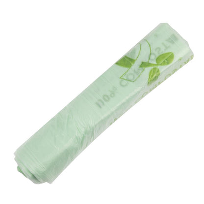 Jantex Green Compostable Bin Liners 10Ltr (24 Pack) (Capacity: 10Ltr. Maximum Weight Capacity: 3-5kg. 445(L)x390(W)mm) • PAS-HW684