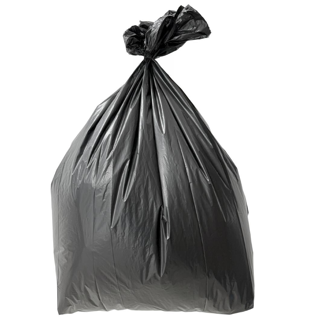 Jantex Heavy Duty Bin Bags Black 120Ltr (100 Pack) • PAS-HW687