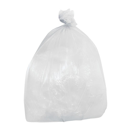 Jantex Light Duty Bin Bags Clear 80Ltr (200 Pack) • PAS-HW690