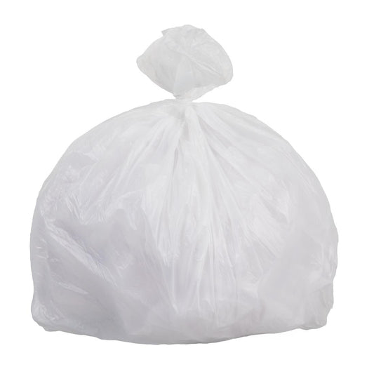 Jantex Light Duty Bin Bags White 10Ltr (200 Pack) • PAS-HW691