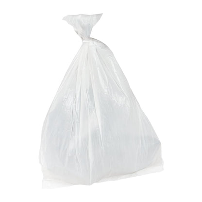 Jantex Medium Duty Bin Bags White 50Ltr (200 Pack) • PAS-HW693