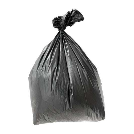 Jantex Medium Duty Bin Bags Black 70Ltr (200 Pack) • PAS-HW694