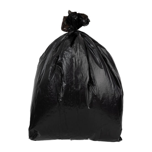 Jantex Medium Duty Bin Bags Black 80Ltr (200 Pack) • PAS-HW695