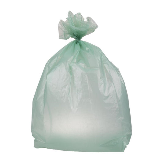 Jantex Medium Duty Bin Bags Green 80Ltr (200 Pack) • PAS-HW697