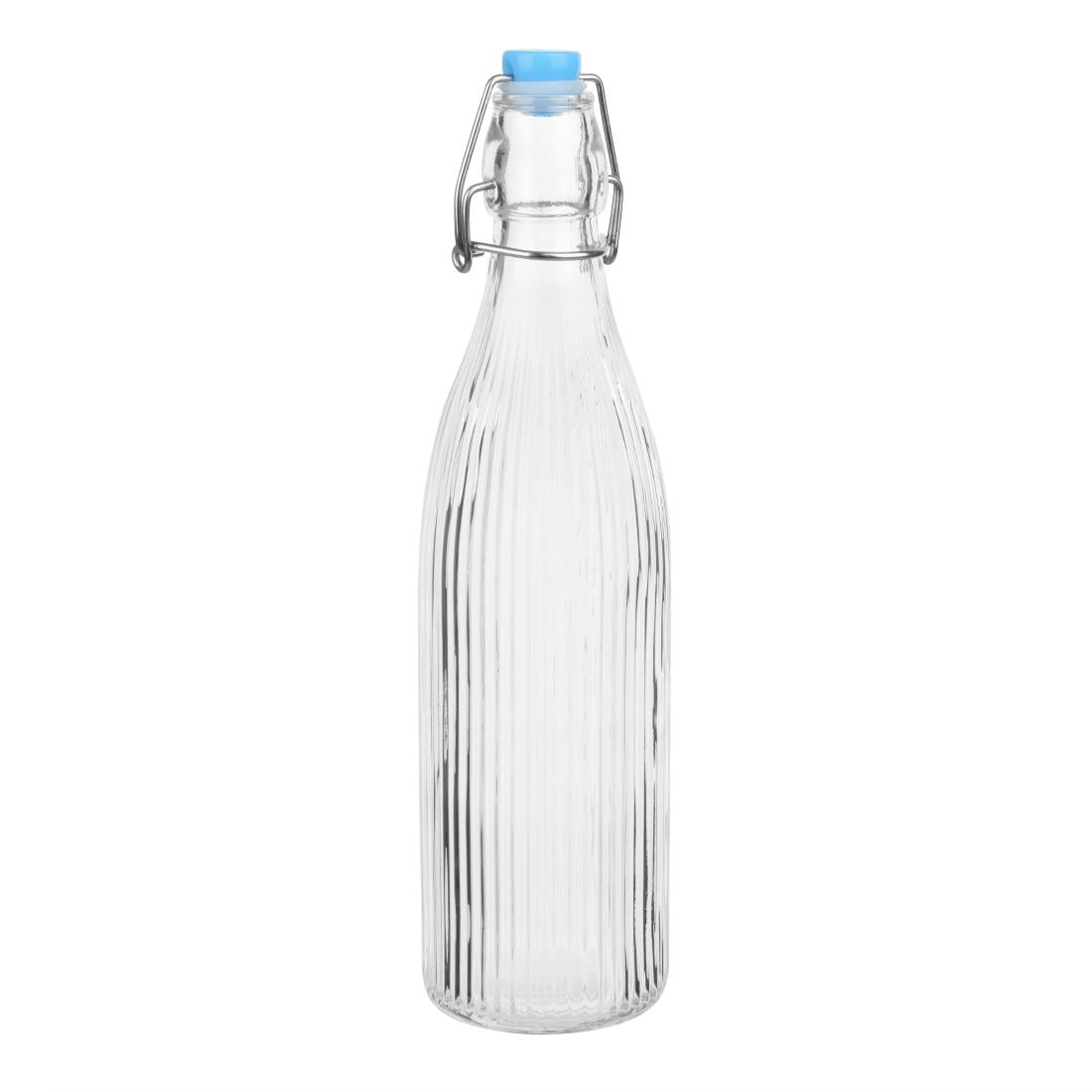 Olympia Ridged Swing Top Water Bottles 500ml (6 Pack) (Pack of 6) • PAS-HW794