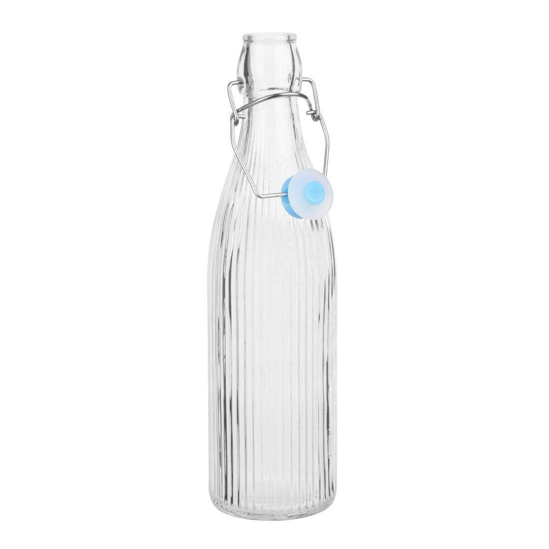 Olympia Ridged Swing Top Water Bottles 500ml (6 Pack) (Pack of 6) • PAS-HW794