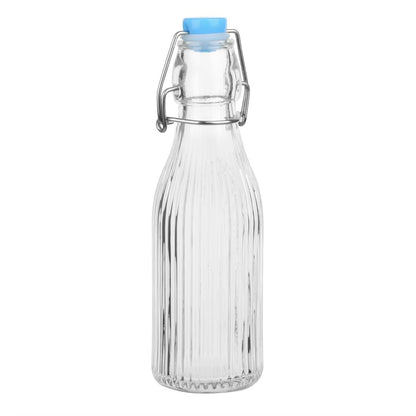 Olympia Ridged Swing Top Water Bottle - 200ml (Box 6) • PAS-HW795