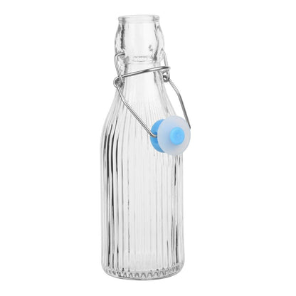 Olympia Ridged Swing Top Water Bottle - 200ml (Box 6) • PAS-HW795